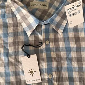 Men button up shirt brand new with tags